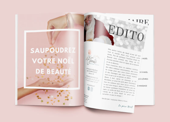 visuel du magazine ouvert